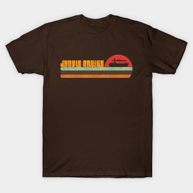 Jungle Cruise 1970's surf shirt T-Shirt by The Skipper Store
